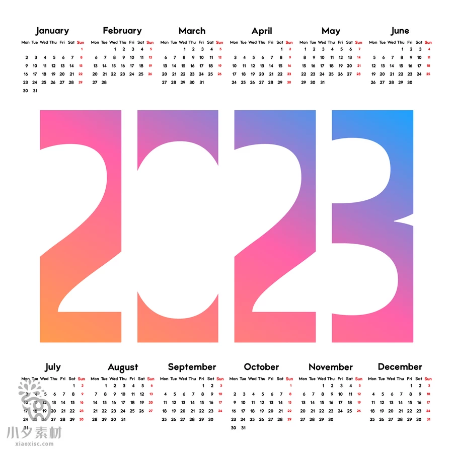 2023兔年新年春节新春品牌日历台历挂历模板AI矢量设计素材源文件【277】